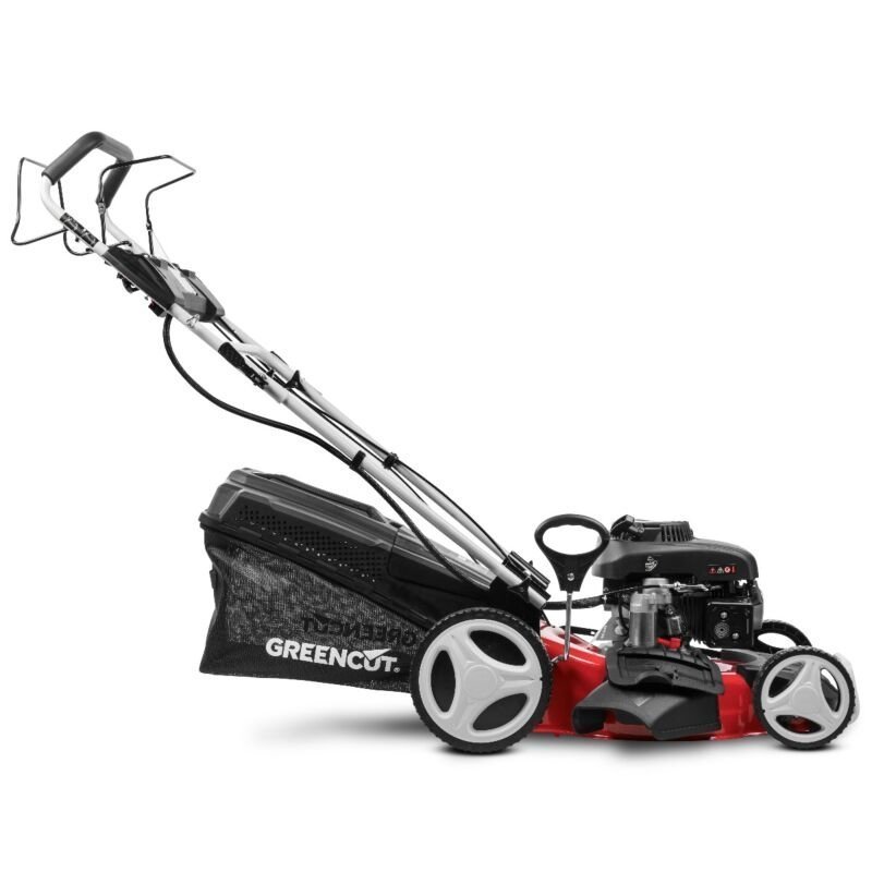 GREENCUT GLM770XE 150cc benzine grasmaaier met elektrische start en zelfrijdend