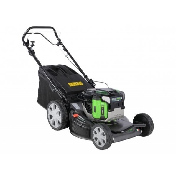 Tondeuse à gazon 4 en 1 E-Tech avec moteur à batterie EGO Power+ 56 V, 52 cm, plateau de coupe en acier, autopropulsée, vitesse variable