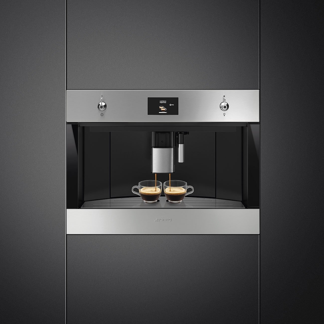 Machine à café encastrable Smeg CMS4303X