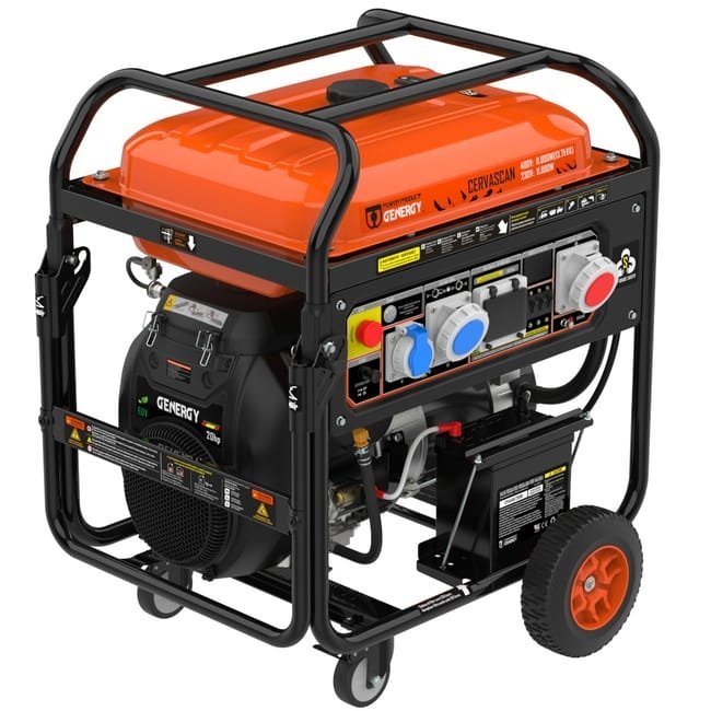 Genergy Cervascán générateur triphasé 12000W 400V / 230V démarrage électrique