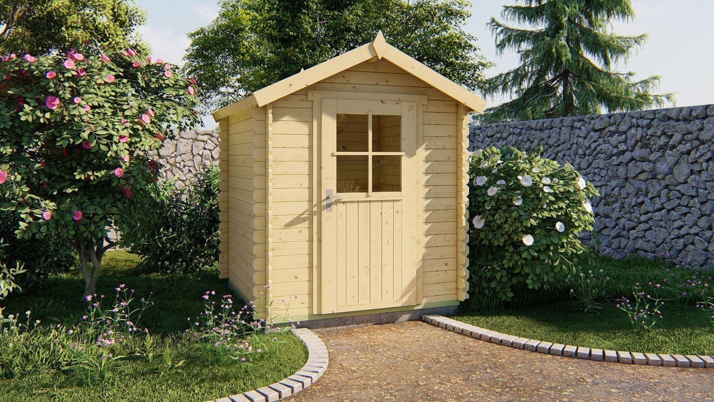 Tuindeco Blokhut Richard 200x200x222cm Houten Tuinschuurtje