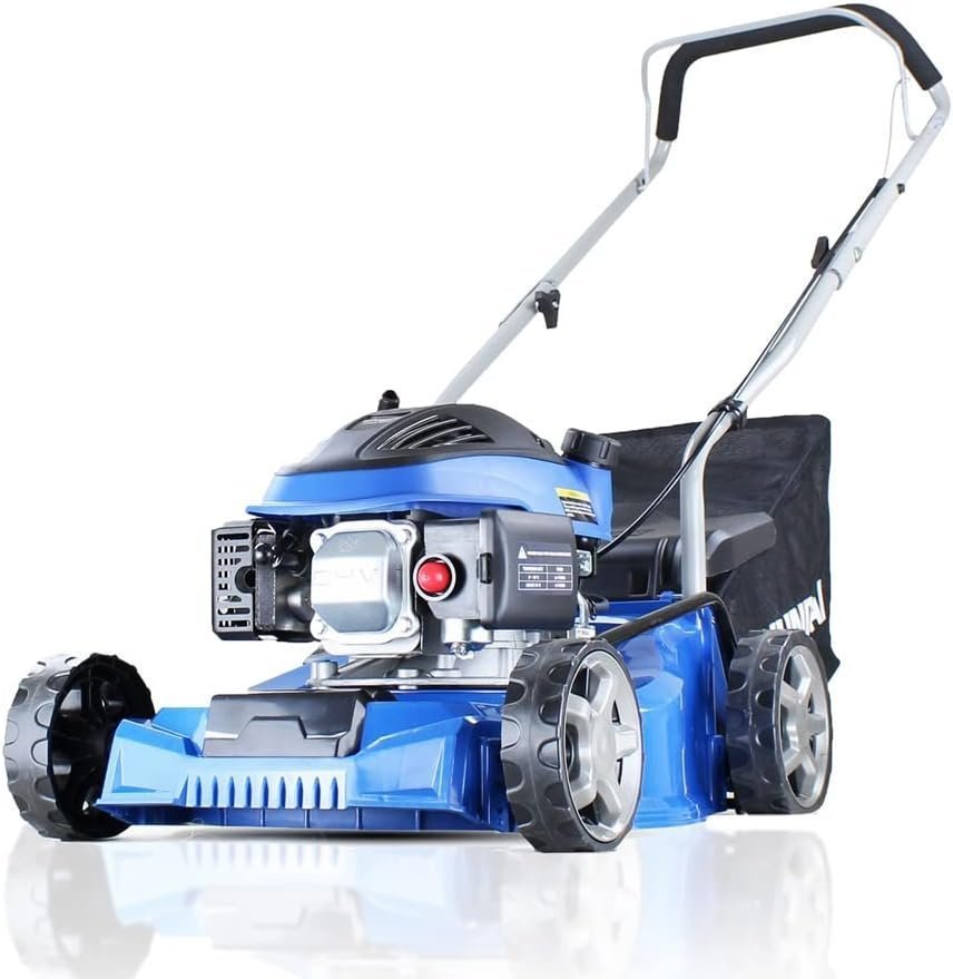 Hyundai 16" / 40cm 79cc benzine grasmaaier, 25-75mm maait, 45L grasopvangbak
