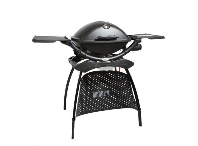 Weber Q 2200 zwarte barbecue met standaard