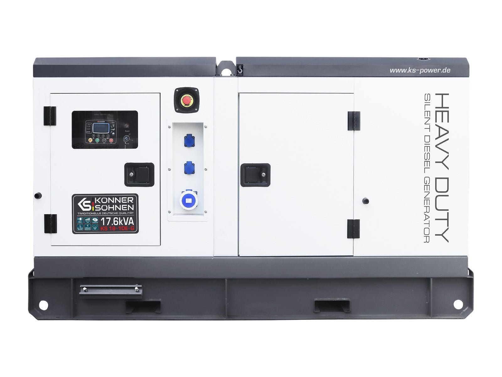 Groupe électrogène industriel diesel monophasée KS 18-1DE-G Könner & Söhnen
