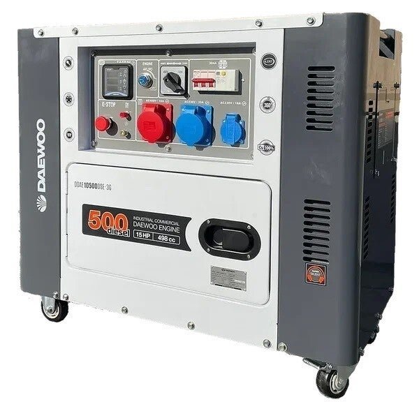 Groupe électrogène Diesel Daewoo 8,1 kVA Silencieux DDAE10500DSE-3G