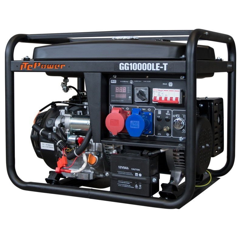 Générateur à essence Full Power GG10000LET adapté aux installations industrielles ITC Power